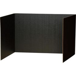 Pacon 3791 Privacy Board, 48" x 16", Black - Pack of 4 PAC3791