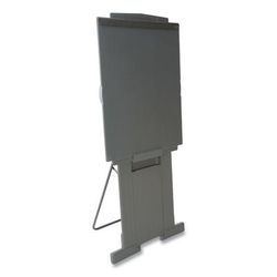Quartet® 200E Duramax Portable Presentation Easel, Adjusts 39" to 72" High, Plastic, Gray