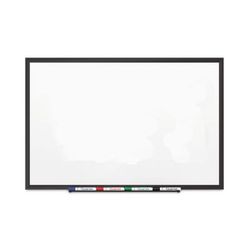 Quartet® 2544B Classic Porcelain Magnetic Whiteboard, 48 x 36, Black Aluminum Frame