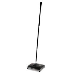 Rubbermaid FG421288BLA Floor and Carpet Sweeper, 44" Handle, Black/Gray RCP4212-88BLA