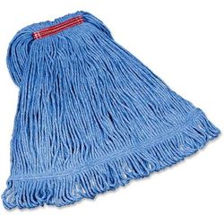Rubbermaid FGD21306BL00 Super Stitch Blend Mop, 1" Headband, Large, Blue