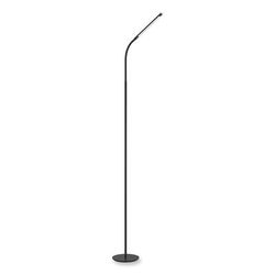 Safco 1017BL Resi LED Floor Lamp, Gooseneck, 60" Tall, Black SAF1017BL