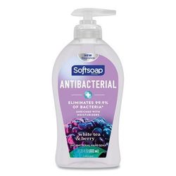 Softsoap 44573 Antibacterial Hand Soap, White Tea & Berry Fusion, 11 1/4 oz Pump Bottle, 6/Ctn - Case of 6 CPC44573