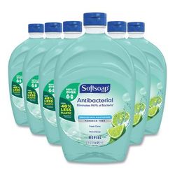 Softsoap 45991 Antibacterial Liquid Hand Soap Refills, Fresh, 50 oz, Green, 6/Carton - Case of 6 CPC45991