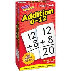 Trend Enterprises T53101 Math Flash Cards, Addition, 0 To 12, 3 x5-7/8 TEPT53101
