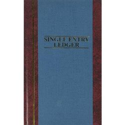 Wilson Jones S300-15-SEL Account Book, S.E. Ledger Ruled, 150 Pages, 11 3/4 x 7 1/4 Blue WLJS30015SEL