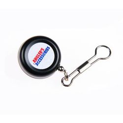 Anglers Accessories Clip On Retractor 16-inch - Silver 16" Wire Cord