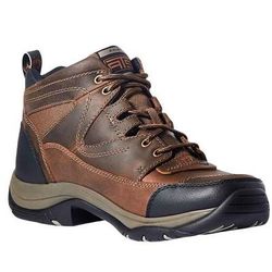 Ariat Men's Terrain Soft Toe 10in Work Boots - Distressed Brown 12