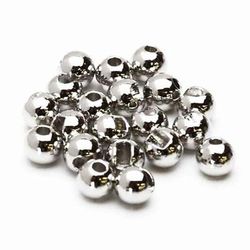 RoundRocks Slotted Tungsten Beads - Nickel 3.5mm