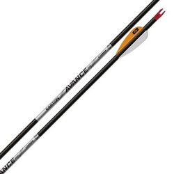 Easton Avance Sport 2000 spine Carbon Arrows - 12 Pack - Black