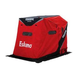 Eskimo Eskape 2600 Flip Ice Fishing Shelter - Red