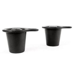 YakAttack Universal Scupper Plugs - Black Small/Medium
