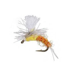 RoundRocks Parachute PMD Emerger Fly - 6 Pack - Yellow 18