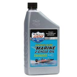 Lucas Oil Marine Synthetic Blend 2-Cycle Outboard Oil - 1gal
