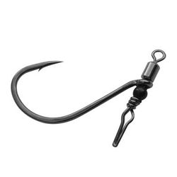 Gamakatsu Swivel Shot Octopus Hook - Nickel Silver Black 2