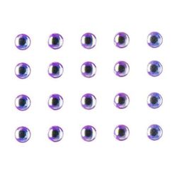 Wapsi Holo Dome Eyes - Silver 1/8 in