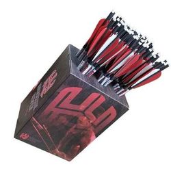 Warrior River 20in Carbon Crossbow Bolts - 72 Pack - Black