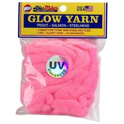Atlas Mikes UV Glow Yarn Fly Tying Yarn - Chartreuse 12ft