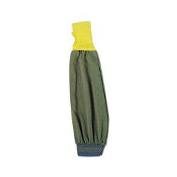 Ansell FR Kevlar Blend Welder’s Sleeves, 26 in Long, Elastic Closure, Brown/Yellow/Blue (012-59-406-26in)