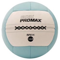 Champion Sports Rhino Promax Medicine Ball, 14 lb, Light Blue (CSIRPX14)