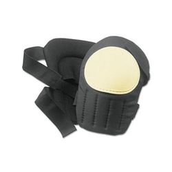 CLC Custom Leather Craft Plastic Cap Swivel Knee Pads, Hook-and-Loop, Black/White Cap (201-V230)