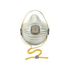 Moldex Airwave N100 Disposable Particulate Respirator, Non-Oil Based, M/L, White (507-4700N100)