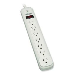 Tripp Lite TLP712 Surge Suppressor, 7 Outlets, 12 ft Cord, 1080 Joules, Light Gray 808009