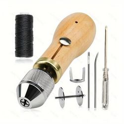 TEMU Sewing Awl Kit Speedy , Diy Tool For & Shoemaking, Includes Sewing , And Thread