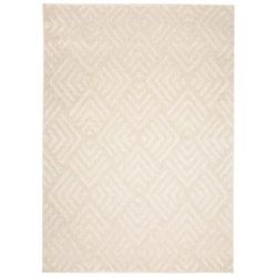 Tappeto esterno interni 3D crema beige quadri astratto 80 x 150