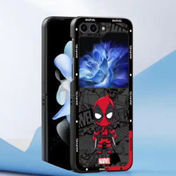 Cartoon Marvel Spiderman Groot Case for Samsung Galaxy Z Flip 6 5G Z Flip 4 5G Z Flip 3 Z Flip5 ZFlip3 ZFlip5 Hard PC Cover