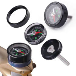 Handlebar Compass Lightweight Motorcycle Compass Waterproof Bicycle Compass Dustproof Multi-Purpose Bicycle Handlebar Accessory