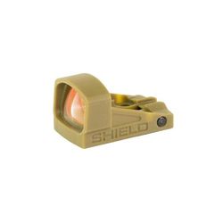 Shield Sights Compact Reflex Mini Red Dot Sight 8 MOA Dot Reticle RMSx-8MOA Glass Lens FDE NSN LN SMSc-8 MOA-GLASS FDE