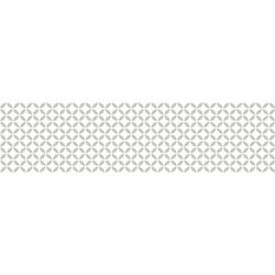 Tappeto in vinile con motivi grigi 250x64cm
