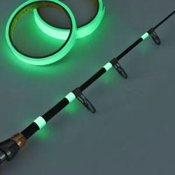 Bande lumineuse verte auto-adhésive, autocollants lumineux pour canne à pêche de nuit, indicateur lumineux continu, outil pour poisson