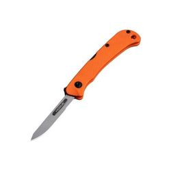 Hogue Expel Folding Knife 2.5 in Blade High Carbon Steel Plain Blaze Orange 35834