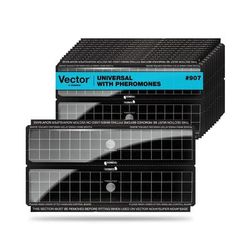 Vector by Catchmaster 907-12 Universal Replacement Glue Boards for Vector, Pheromone attractant, Pesticide free, Black