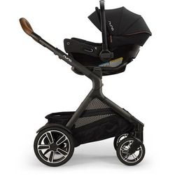 Nuna DEMI Next Double Stroller with Rider Board + PIPA urbn Travel System Bundle - Caviar