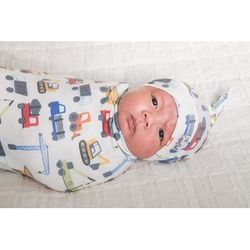 Copper Pearl Knit Swaddle Blanket - Diesel
