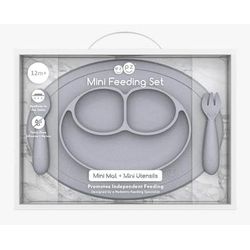 EZPZ Mini Feeding Set - Pewter