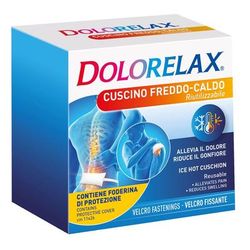 Dolorelax Ice Hot Cuscino Riutilizzabile Con Velcro Fissante 11X26 Cm