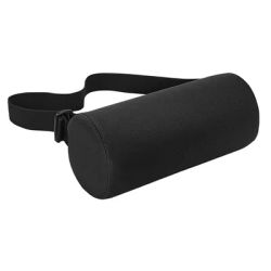 Oreiller de soutien lombaire pour chaise de bureau, réglable, dossier bas, respirant, rouleau lombaire, housse lavable, coussin de siège, voiture, voyage, travail