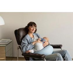 bbhugme Nursing Pillow Cover - Blue Melange