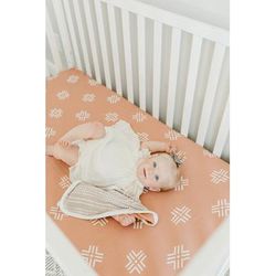 Copper Pearl Premium Fitted Crib Sheet - Mesa