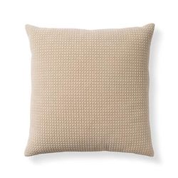 Juno Textured Woven Pillow - Ivory - Grandin Road