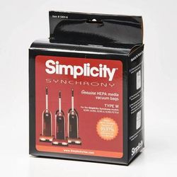 Simplicity Genuine Synchrony Type W HEPA Media Bags SWH-6, 24 Pack