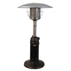 SunHeat Traditional Round Design Tabletop Patio Heater, Golden Hammered
