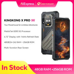 [World Premiere] CUBOT KINGKONG X PRO, Rugged Smartphone 5G, Dimensity 8200, 4nm, 3.1GHz, 144Hz 6.72" Screen, 10200mAh, 24+256GB