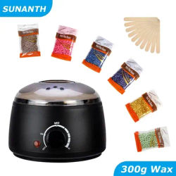 Hair Removal Wax Machine Waxing Heater and Beans Kit Depilatory Epilator Wax-melt Pot Paraffin Warmer Heating Machine