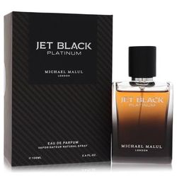 Jet Black Platinum For Men By Michael Malul Eau De Parfum Spray 3.4 Oz