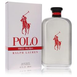 Polo Red Rush For Men By Ralph Lauren Eau De Toilette Spray 6.7 Oz